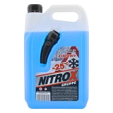 Омыватель для стекла NitroX зимний -25 канистра с носиком Bubble Gum 4л синий                       
