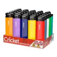 Зажигалка газовая Cricket кремниевая Стандарт 1х25шт оригинал                                       