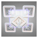 Люстра LED Diasha светодиодная 190Вт 12х60х60см 8157/4 плюс 4WH LED 3color dimmer белый