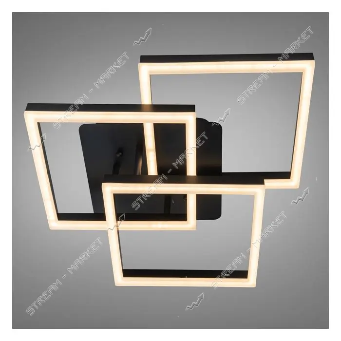 Люстра LED Diasha светодиодная 70Вт 13х42х42см MX11058/3S BK черный                                 
