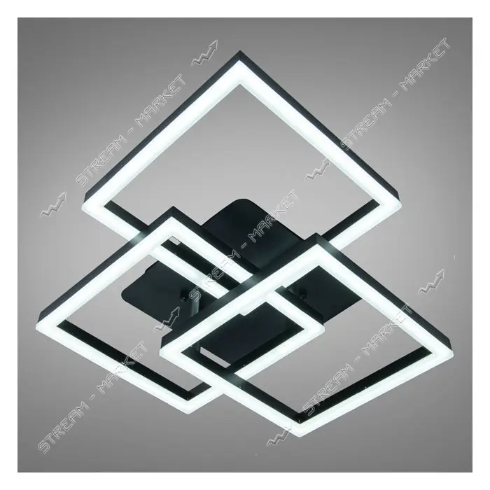 Люстра LED Diasha светодиодная 70Вт 13х42х42см MX11058/3S BK черный                                 