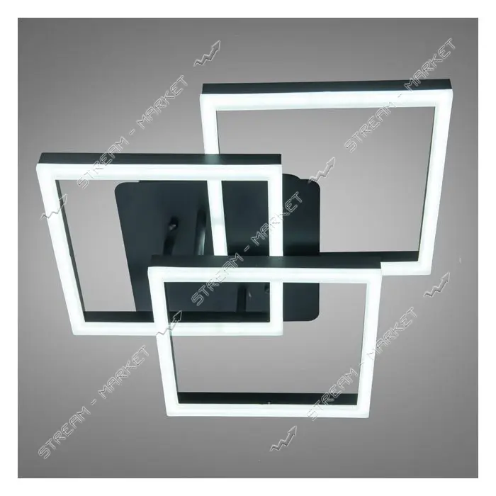 Люстра LED Diasha светодиодная 70Вт 13х42х42см MX11058/3S BK черный                                 