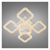 Люстра LED Diasha светодиодная 75Вт 13х42х42см MX4771/4 плюс 1S WH белый                            