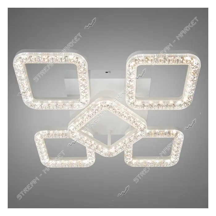 Люстра LED Diasha светодиодная 75Вт 13х42х42см MX4771/4 плюс 1S WH белый                            