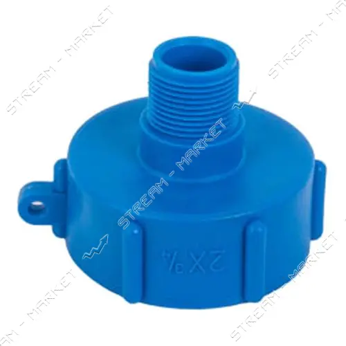 Переходник для крана еврокуба Bradas IBC РВ S60x6/РЗ 3/4"                                           