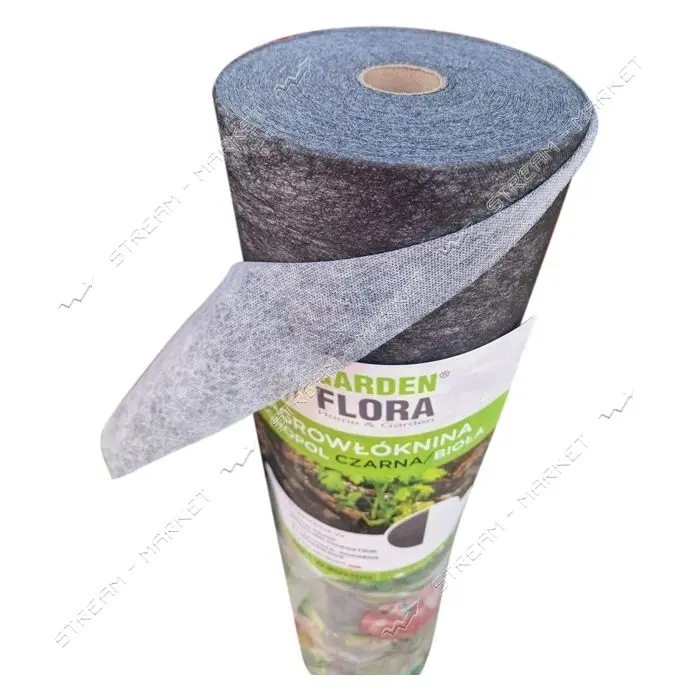 Агроволокно Garden Flora плотность 50г/м2 100х1.6м бело-черное Польша