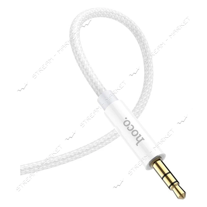 Кабель HOCO AUX UPA19 AUX audio cable 1M silver