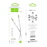 Кабель HOCO AUX UPA19 AUX audio cable 1M silver