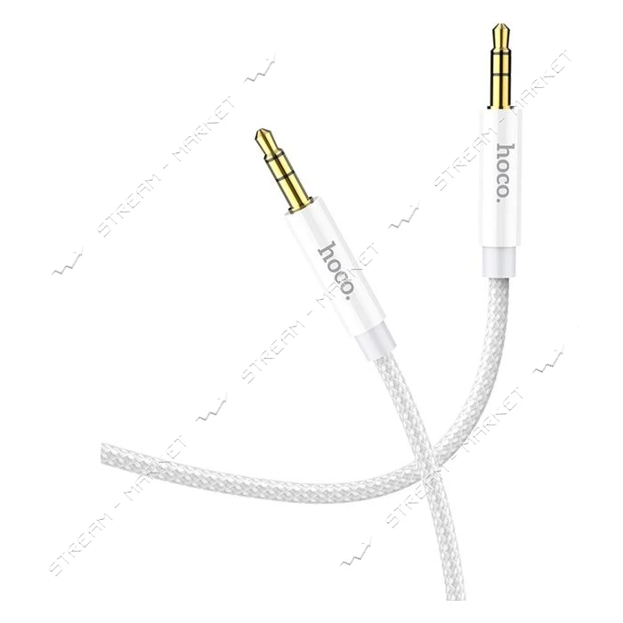 Кабель HOCO AUX UPA19 AUX audio cable 1M silver