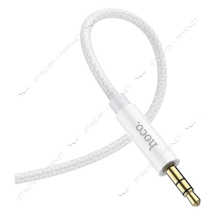 Кабель HOCO AUX UPA19 AUX audio cable 2M silver                                                     