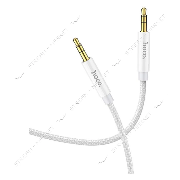 Кабель HOCO AUX UPA19 AUX audio cable 2M silver                                                     