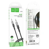 Кабель HOCO AUX UPA23 AUX audio cable metal gray