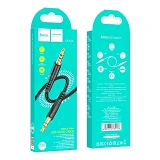 Кабель HOCO AUX UPA24 Smooth AUX audio cable black                                                  