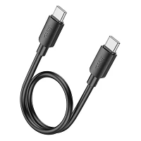 Кабель HOCO X96 Hyper 60W fast charging data cable Type-C to Type-C 0.25м black                     