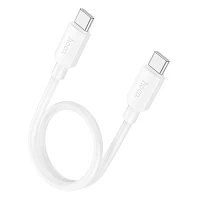 Кабель HOCO X96 Hyper 60W fast charging data cable Type-C to Type-C 0.25м белый                     