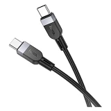 Кабель HOCO X109 Energy 60W silicone charging data cable C to C 1м чорний                           