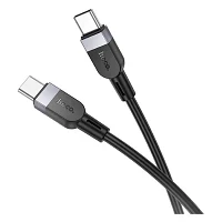 Кабель HOCO X109 Energy 60W silicone charging data cable C to C 1м черный                           