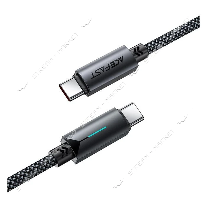 Кабель ACEFAST C19-03 USB-C to USB-C 60W Fast charging data cable черный                            