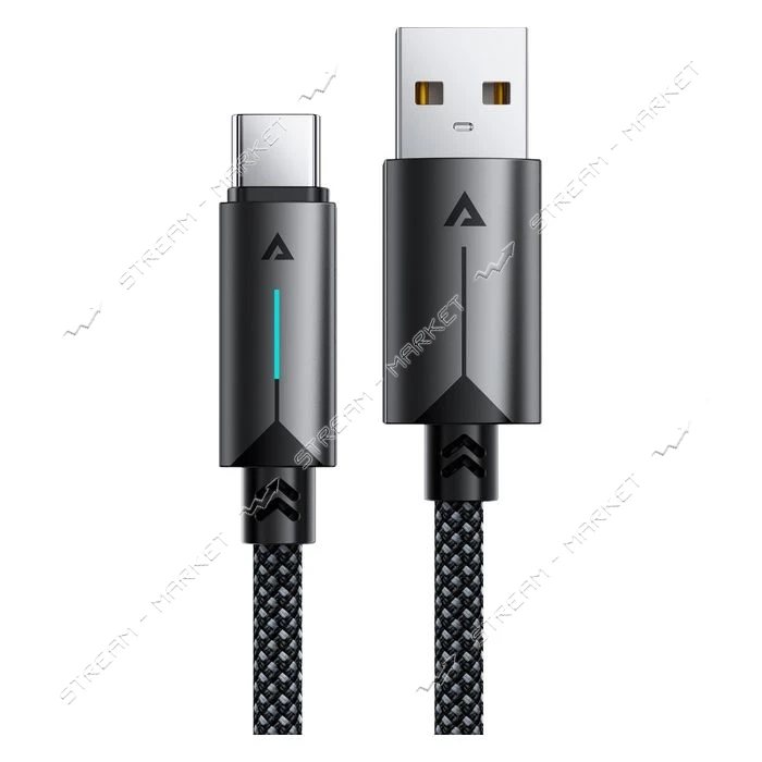 Кабель ACEFAST C19-04 USB-A to USB-C fast charging data cable черный