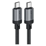 Кабель ACEFAST C20-03 USB-C to USB-C aluminum alloy charging data cable черный