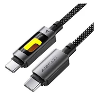 Кабель ACEFAST C21-03 USB-C to USB-C 60W fantasy color series braided Charging data cable черный    