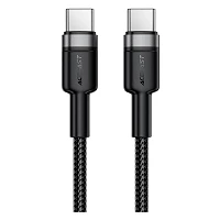 Кабель ACEFAST C22-03 USB-C to USB-C aluminum alloy charging data cable черный                      