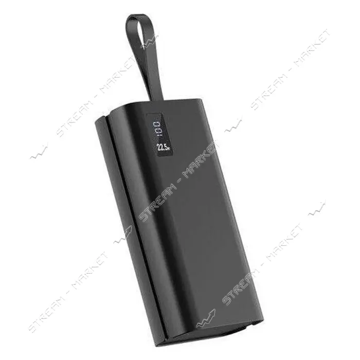 Портативное зарядное устройство Aspor A337 Fast Charge 30000mAh 22.5W черное