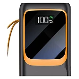 Портативное зарядное устройство Aspor A350 50000mAh 22.5W с фонариком Lightning/TypeC черное