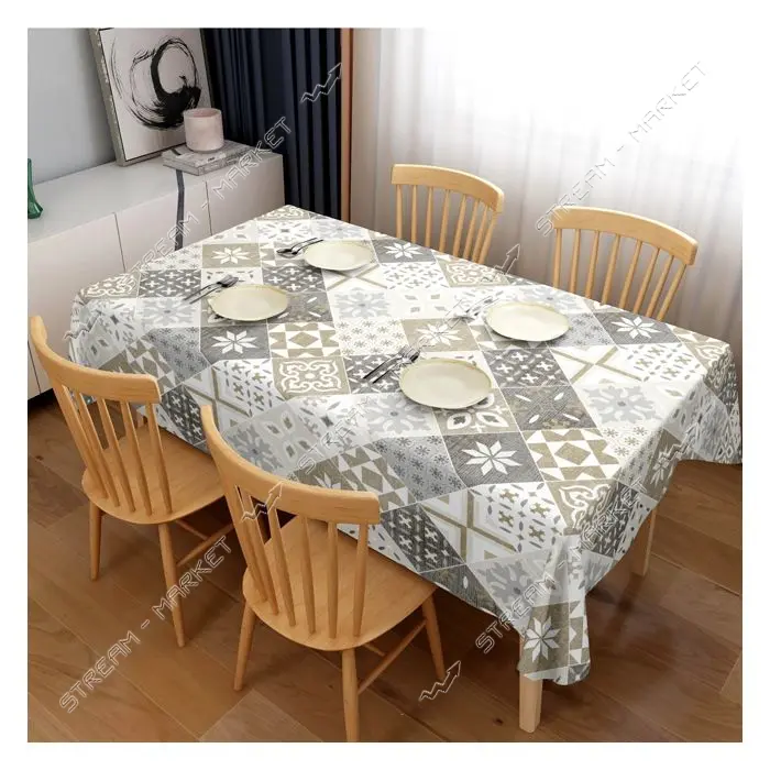 Скатерть для стола Dariana двухслойная 137х150см STS5985-1 20м                                      