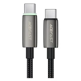 Кабель ACEFAST C23-03 USB-C to USB-C intelligent power-off charging data cable черный