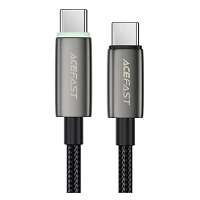 Кабель ACEFAST C23-03 USB-C to USB-C intelligent power-off charging data cable черный               