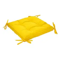 Подушка на стул DOTINEM COLOR  40х40х5см желтый                                                     