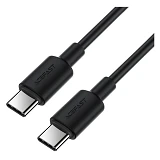 Кабель ACEFAST C25-03 USB-C to USB-C silicone charging data cable черный