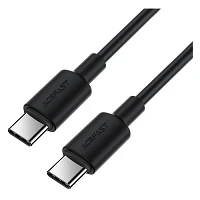 Кабель ACEFAST C25-03 USB-C to USB-C silicone charging data cable черный                            