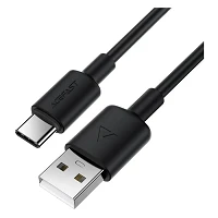 Кабель ACEFAST C25-04 USB-A to USB-C silicone charging data cable черный                            