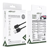 Кабель ACEFAST C26-02 USB-A to L PVC charging data cable черный                                     