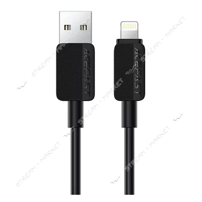 Кабель ACEFAST C26-02 USB-A to L PVC charging data cable черный                                     