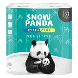 Туалетная бумага Снежная панда Extra Care Sensitive 3 слоя 8 рулонов