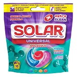 Капсулы для стирки белья Solar Universal MOLECULE 10шт Зип пакет