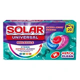 Капсулы для стирки белья Solar Universal MOLECULE 20шт коробка