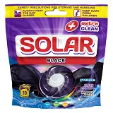 Капсулы для стирки темных  вещей Solar Black 10шт Зип пакет                                         