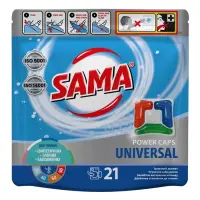 Капсулы для стирки Sama Universal 21шт                                                              