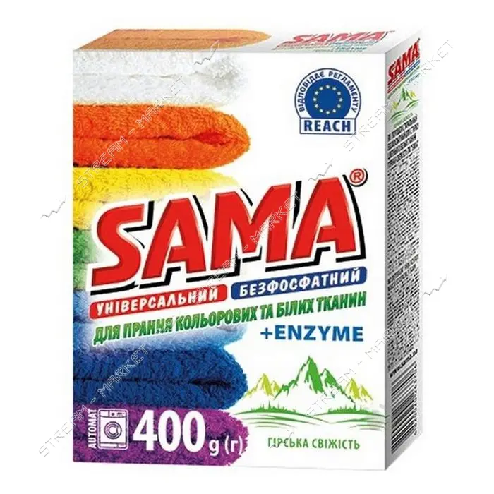Порошок автомат Sama Горная свежесть 400г                                                           