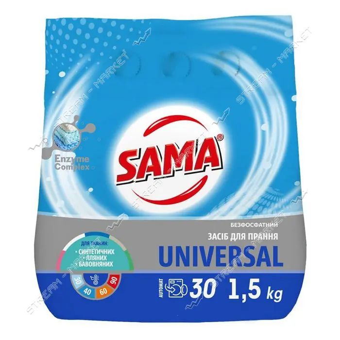 Порошок автомат Sama Горная свежесть 1.5кг