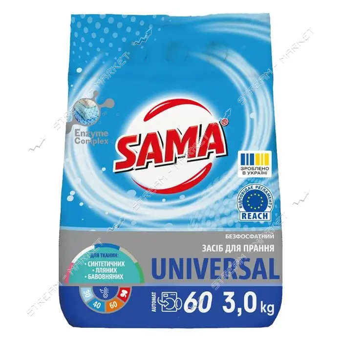 Порошок автомат Sama горная свежесть 3кг
