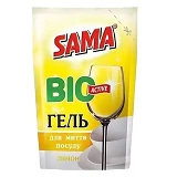 Бальзам для мытья посуды SAMA Лимон 450г