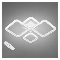 Люстра LED Diasha світлодіодна 80Вт 12х66х42см A8060/2 плюс 2 WH LED 3color dimmer білий