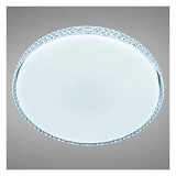 Люстра потолочная смарт LED RGB 80Вт пульт DB-8304/500RGB белая
