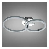 Люстра Diasha кольца 50W пульт 2539NEW HR dimmer матовый хром                                       
