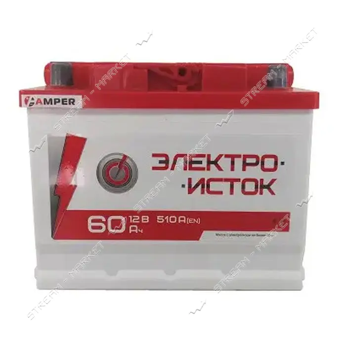 Аккумулятор Электроисток 60Ah E минус/плюс 510EN 242х175х190                                        